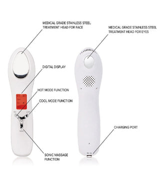Radiance De-puff & Lift Cryo Dual Sonic Wand - luminanrg
