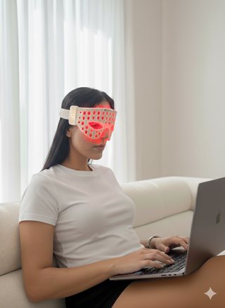 Feather LED Eye Mask