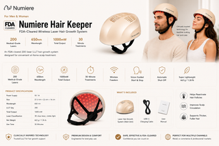 Numiere Hair Keeper FDA-Cleared Laser Hair Growth Helmet - luminanrg