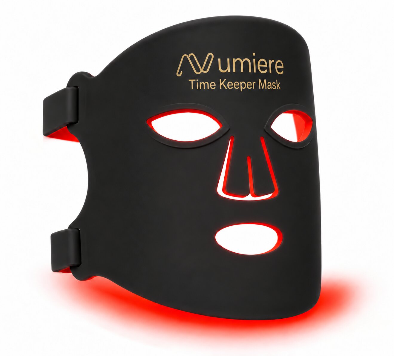 Black Time Keeper LED face mask product close-up